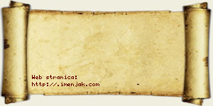 Irena Crnjanski vizit kartica